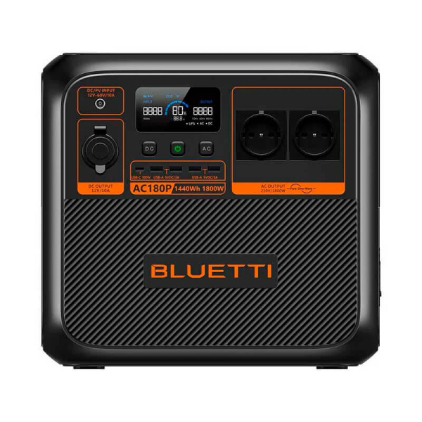 Зарядная станция Bluetti AC180P, 1440 Вт/час, 1800 Вт