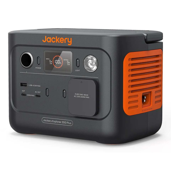 Зарядна станція Jackery Explorer 300 Plus, 288 Вт/год, 300 Вт + сонячна панель Jackery SolarSaga 40, 40 Вт