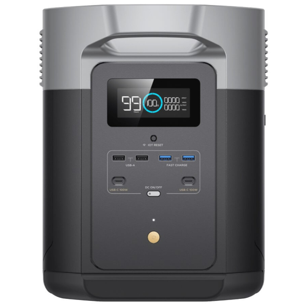 Комплект EcoFlow DELTA Max 2000 + додатковий акумулятор DELTA Max Extra Battery (4032 Вт/год, 2400 Вт)