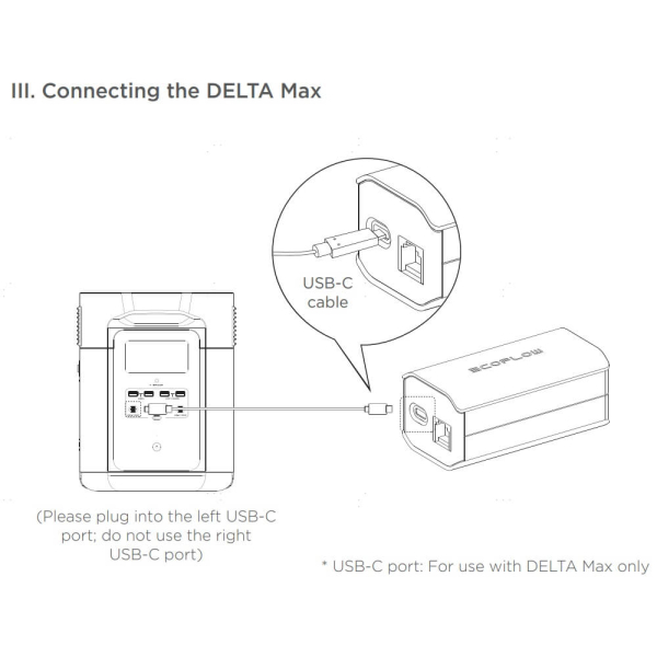 Адаптер заземления портативной электростанции EcoFlow DELTA Pro, DELTA 2 Max, DELTA 2 или DELTA Max (C14)
