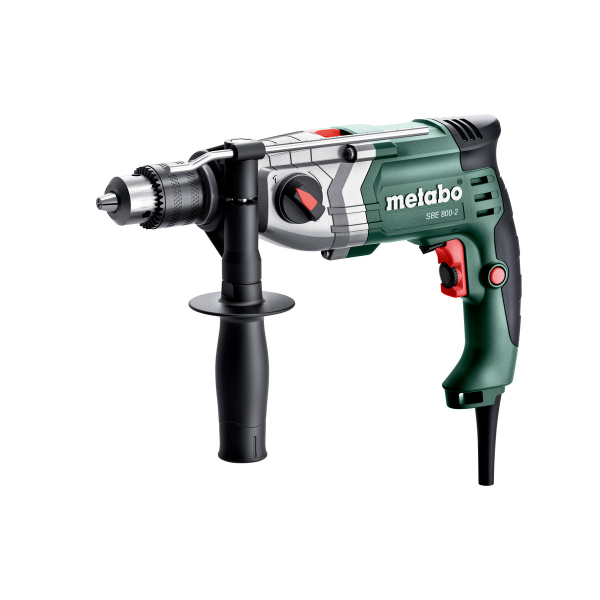 Ударная дрель Metabo SBE 800-2 с патроном под ключ, в кейсе
