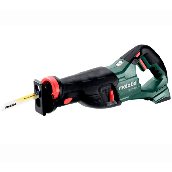 Аккумуляторная сабельная пила Metabo SSEP 18 LT, каркас, в MetaBox 165 L