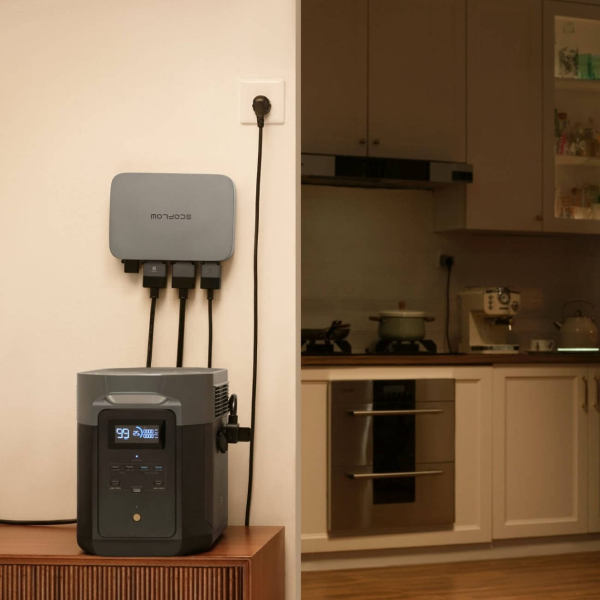 Комплект енергонезалежності EcoFlow PowerStream з інвертора 600 Вт та DELTA Max 2000