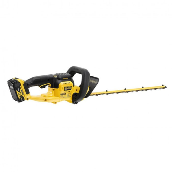 Кусторез аккумуляторный DeWalt DCMHT563P1, акб 18 V, 5 Ah