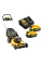Аккумуляторная газонокосилка DeWalt DCMW564P2, 2x5.0 Ah, DCB1104