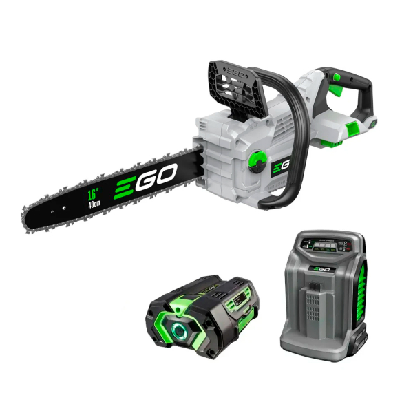 Акумуляторна ланцюгова пилка EGO CS1614E, 1×56 V 5.0 Ah, з/п