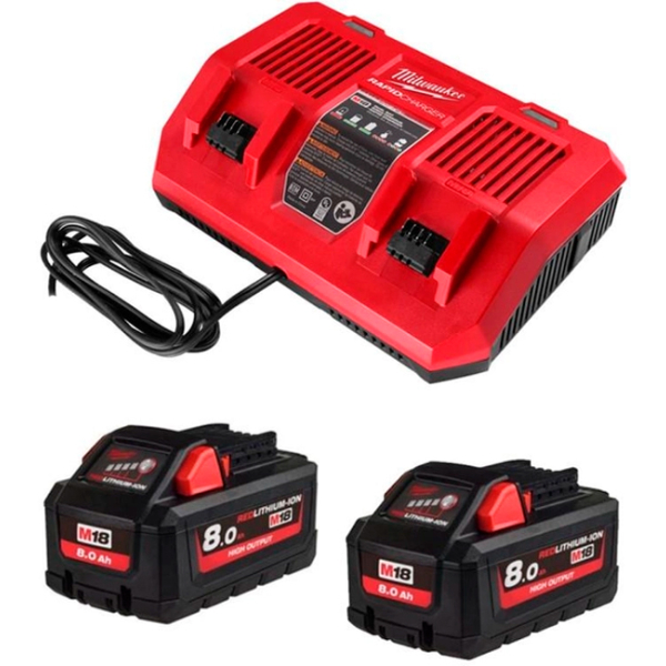 Энергокомплект Milwaukee Li-Ion M18 HNRGO4-802 NRG Kit Outdoor IN2