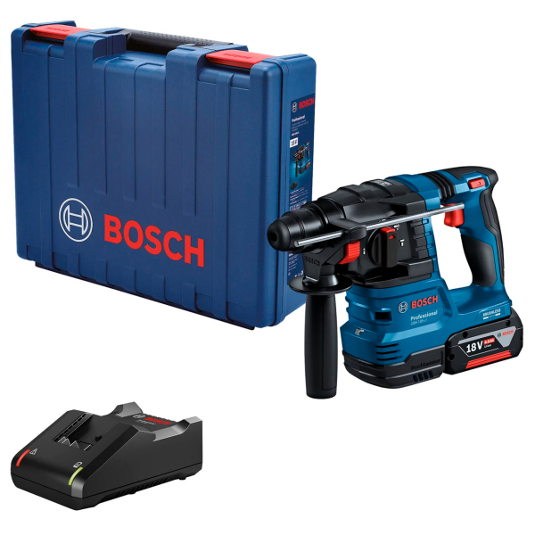 Акумуляторний перфоратор Bosch Professional GBH 185-LI, 1x4.0Ah, з/п GAL 18V-40, в кейсі