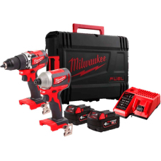 Набор из двух аккумуляторных инструментов бесщеточных Milwaukee M18 CBLPP2A-402C