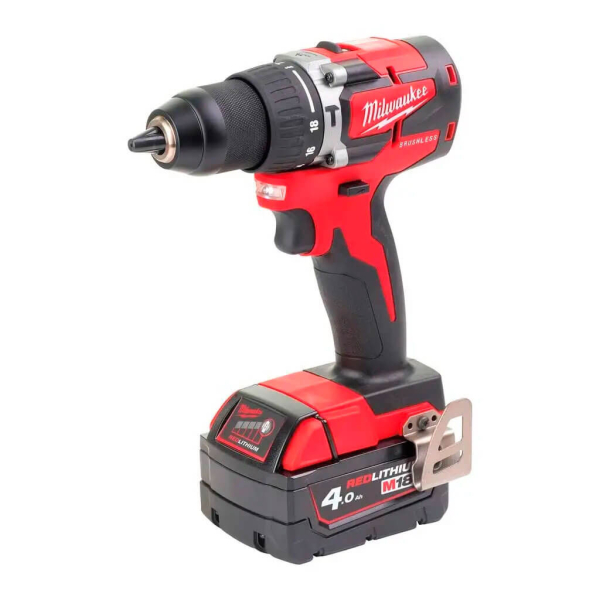 Акумуляторний ударний шуруповерт Milwaukee M18 CBLPD-422C, 1x2.0Ah, 1x4.0Ah, з/п, в кейсі
