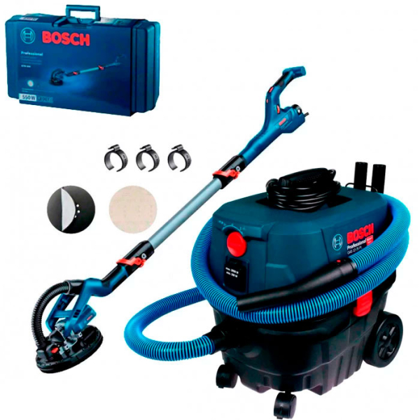Шліфувальна машина по гіпсокартону (жираф) Bosch GTR 550 Professional з пилососом GAS 12-25 PL
