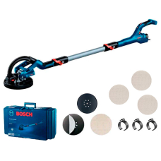 Шліфувальна машина по гіпсокартону (жираф) Bosch GTR 550 Professional з опорною тарілкою 215 мм, набором шліфкругів 24 шт