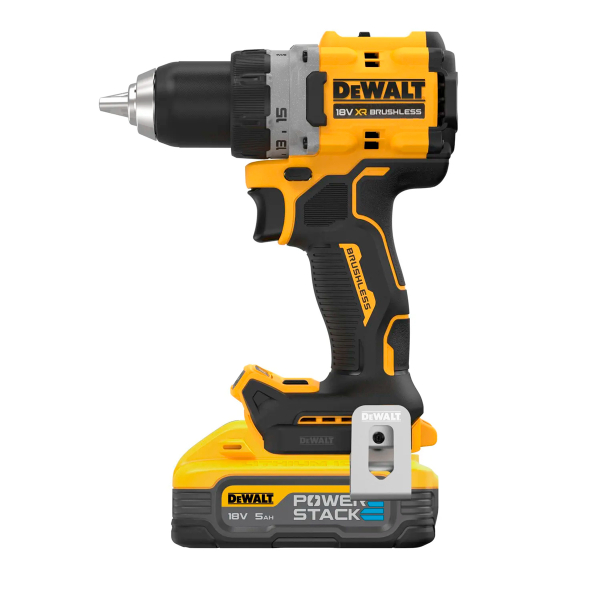 Аккумуляторный шуруповерт DeWALT DCD800H2T, 2x18 В XR Li-Ion Power Stack 5.0 Ah, з/у, кейс