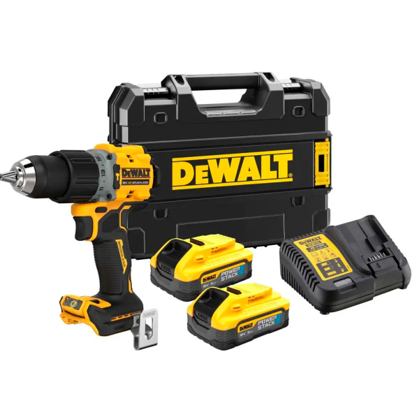 Аккумуляторный ударный шуруповерт DeWALT DCD805H2T, 2x5.0 Ah, з/у, в чемодане TSTAK