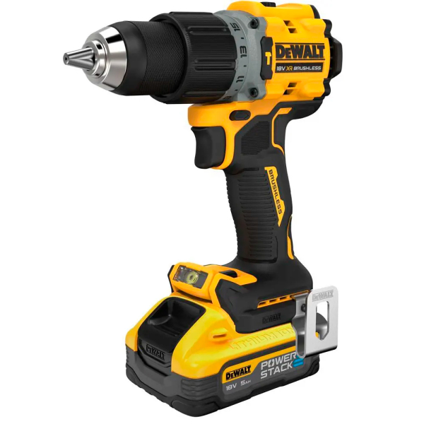 Аккумуляторный ударный шуруповерт DeWALT DCD805H2T, 2x5.0 Ah, з/у, в чемодане TSTAK