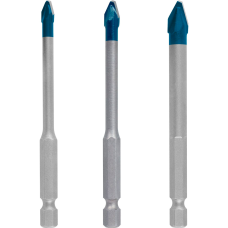 Набор сверл по керамике Bosch Expert HardCeramic HEX-9 5, 6, 8 мм, 3 шт