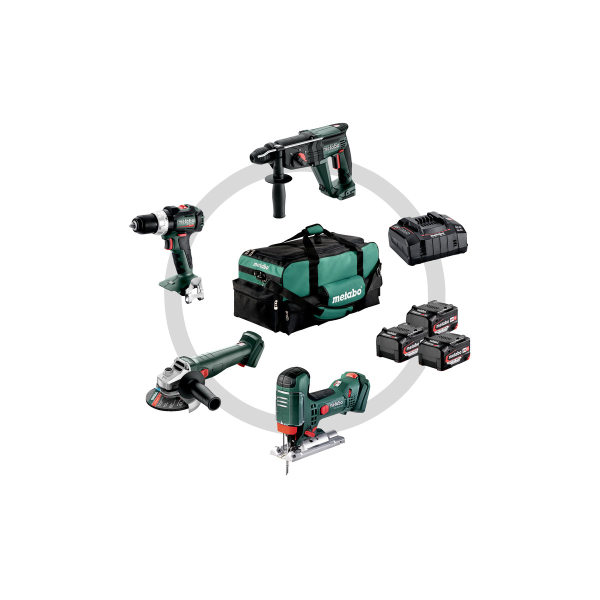 Набор аккумуляторных инструментов Metabo Combo 4.3, 3х4.0 Ah, з/у ASC 145, сумка