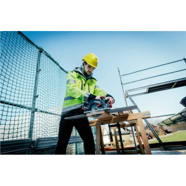 Аккумуляторная дисковая пила Metabo KS 18 LTX 57 BL, каркас, с торцовочной шиной, в кейсе Metabox