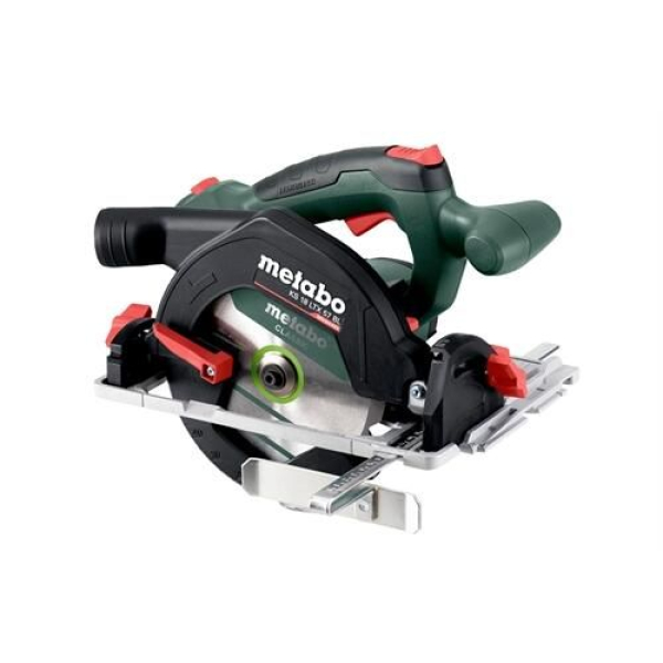 Акумуляторна дискова пила Metabo KS 18 LTX 57 BL, каркас, з напрямною шиною FS 160, в кейсі Metabox
