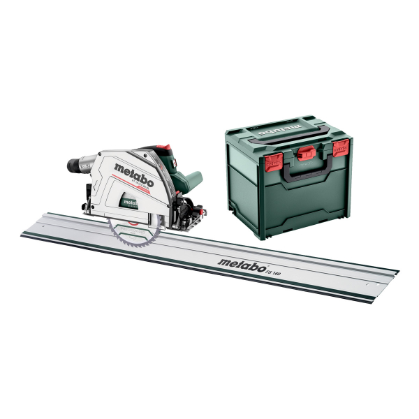 Акумуляторна занурювальна дискова пила Metabo KT 18 LTX 66 BL, каркас, напрямна шина FS 160, кейс