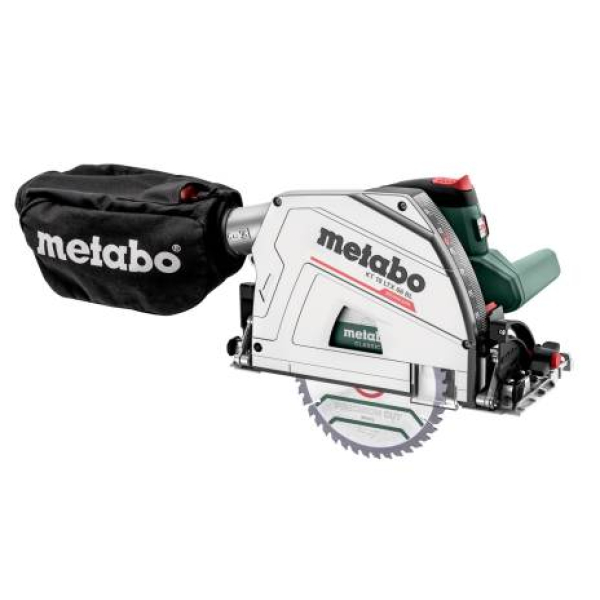 Аккумуляторная погружная дисковая пила Metabo KT 18 LTX 66 BL, каркас, направляющая шина FS 160, кейс
