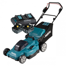 Аккумуляторная газонокосилка Makita DLM538CT2, 2x5.0Ah, з/у DC18SH