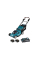 Аккумуляторная самоходная газонокосилка Makita DLM539CT2, 2x5.0 Ah, DC18SH