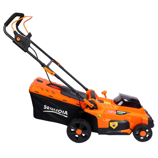 Газонокосилка аккумуляторная SEQUOIA SBL4037B-E2W, 2x4.0 Ah, з/у