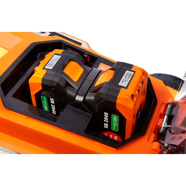 Газонокосилка аккумуляторная SEQUOIA SBL4037B-E2W, 2x4.0 Ah, з/у