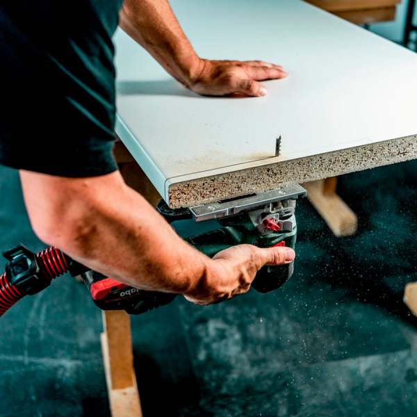 Акумуляторний лобзик Metabo STAB 18 LTX 150 BL, каркас, 3 пиляльних полотна