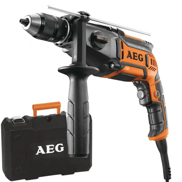 Дрель ударная AEG SB2E 850 R, в кейсе