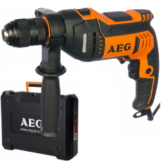 Ударная дрель AEG SBE 750 RE, в кейсе