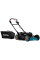 Аккумуляторная газонокосилка Makita LM001CZ с рюкзаком для аккумуляторов PDC01, каркас