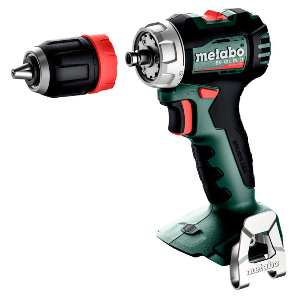 Аккумуляторный шуруповерт Metabo BS 18 L BL Q, каркас