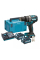 Акумуляторний шуруповерт Makita HP002GA201 XGT, 2x2.0 Ah, DC40RC
