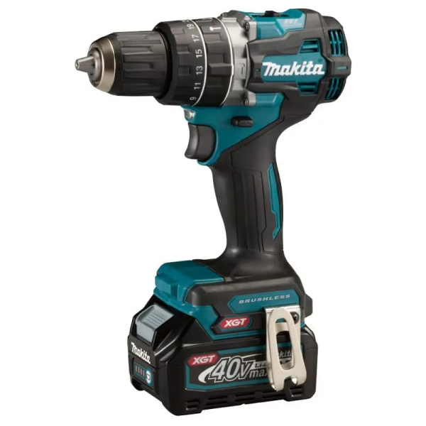 Акумуляторний шуруповерт Makita HP002GA201 XGT, 2x2.0 Ah, DC40RC