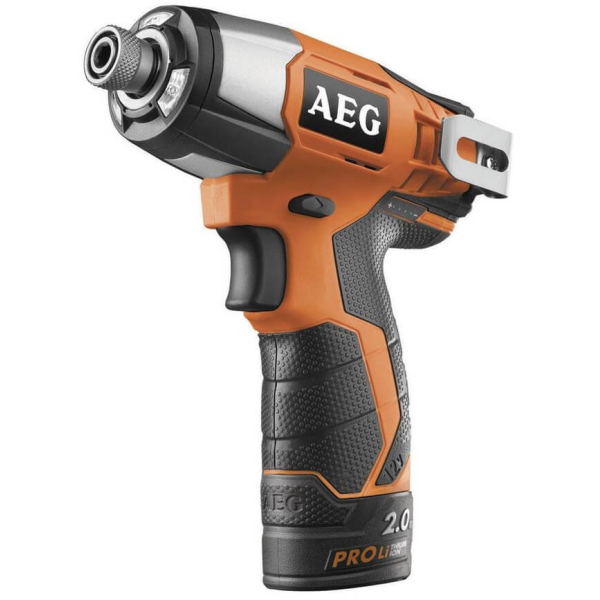 Акумуляторний імпульсний гвинтоверт AEG BSS 12 С LI-202C, 2x2.0 Ah, з/п LL1240, в кейсі