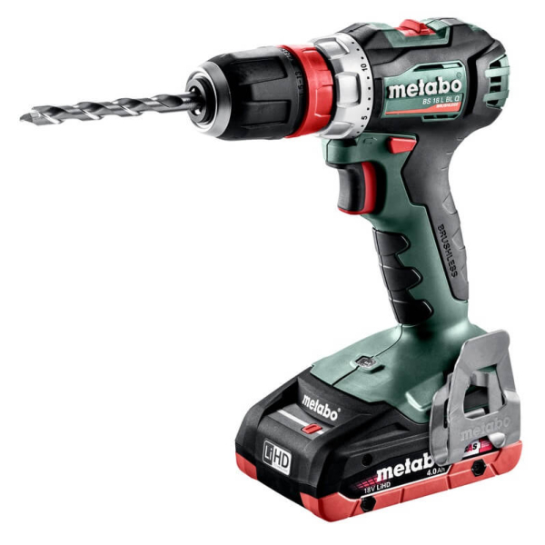 Аккумуляторный шуруповерт Metabo BS 18 L BL Q, 2xLiHD 4.0 Ah, з/у ASC 55, в MetaBox 145