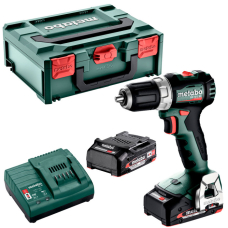 Акумуляторний шуруповерт Metabo BS 18 L BL, 2x2.0 Ah, SC 36, кейс MetaBox 145