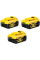 Набір акумуляторних батарей DeWALT DCB184P3 18 В XR 5 Ah, 3 шт