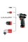 Аккумуляторный шуруповерт Metabo PowerMaxx BS BL Q, 12V 2x2.0 Ah, LC 24, кейс