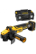 Аккумуляторная угловая шлифмашина DeWalt DCG409VSNT, каркас у кейсе
