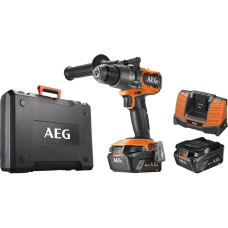 Акумуляторний ударний дриль-шуруповерт AEG BSB18C3BL-402C, 2x4.0 Ah, з/п, кейс