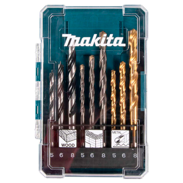 Комбинированный набор сверл Makita, 9 шт