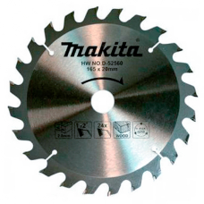 Диск Makita ТСТ по дереву 165x20 мм, 24T