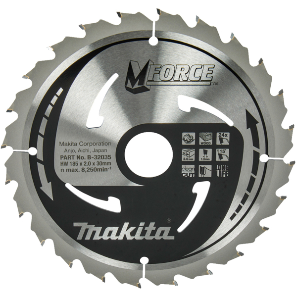 Диск Makita MForce по дереву 190x30 мм, 40T