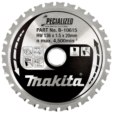 Диск Makita SPECIALIZED по стали 136x20 мм, 30T