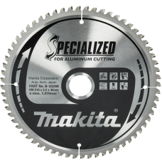 Диск Makita SPECIALIZED по алюминию 216x30 мм, 64T