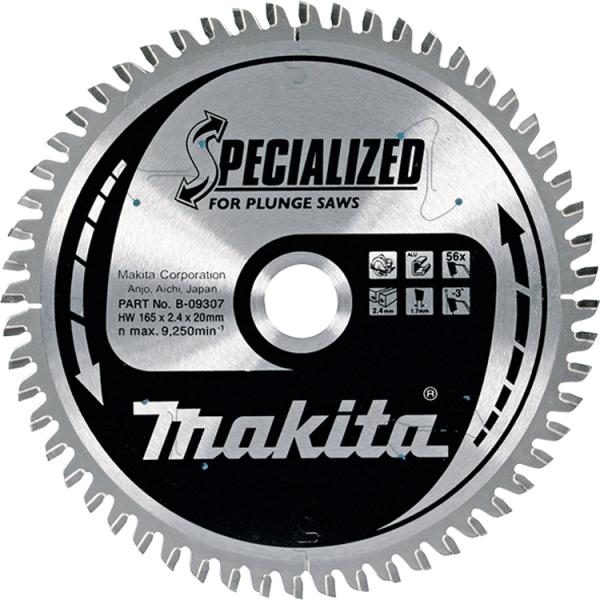 Пильный диск Makita Specialized для алюминия 165x20 мм 56T