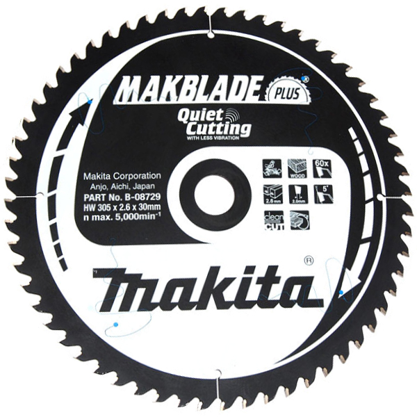 Пильный диск Makita MAKBlade Plus 305x30 мм, 60Т